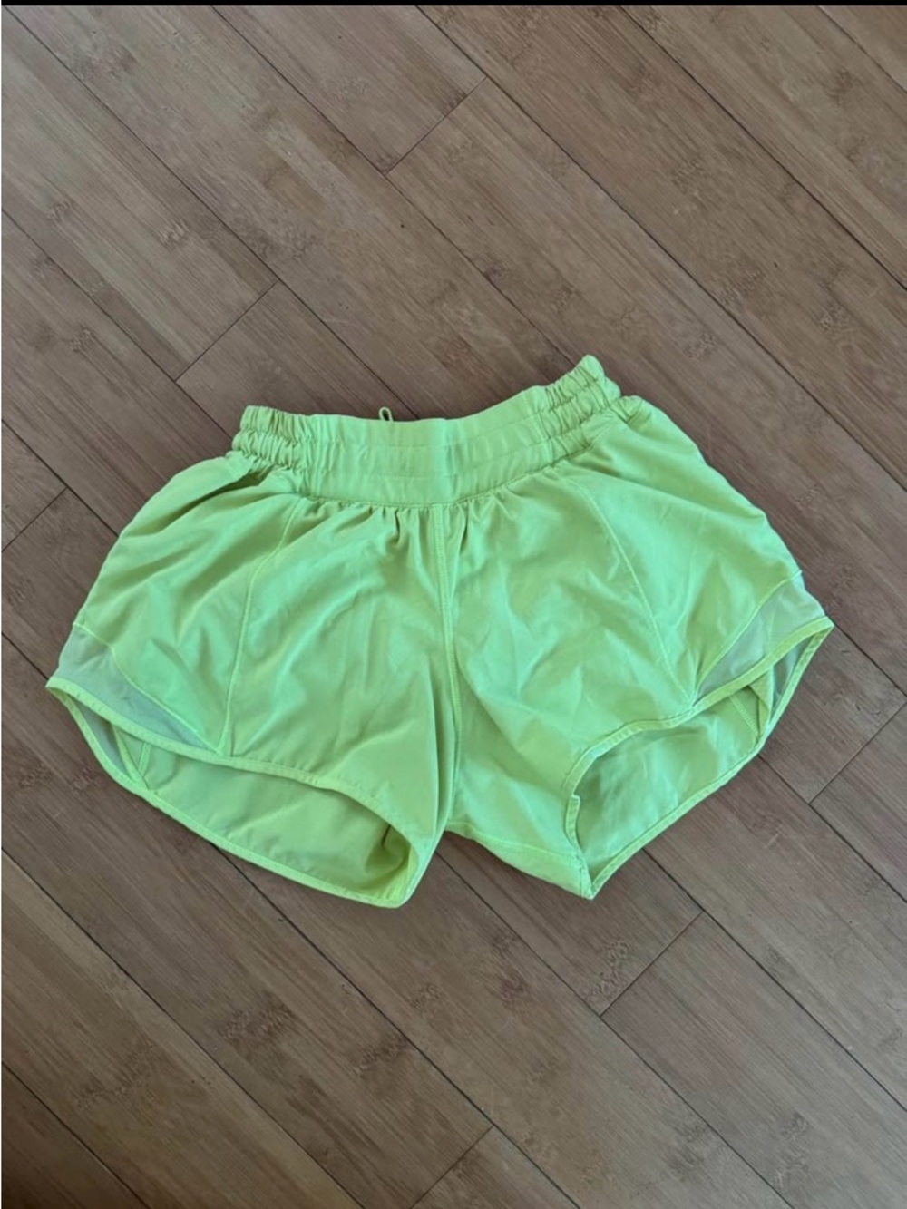 lululemon athletica Neon Lime Women's Athletic Shorts